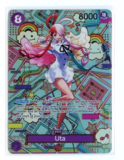 Uta (SP) OP02-120 SEC One Piece Awakening of the New Era Card - Image 1