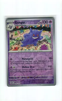 GENGAR 094 REVERSE HOLO SCARLET & VIOLET 151 POKEMON CARD MINT 2023 - Image 1