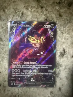 Pokemon TCG Zamazenta v Crown Zenith Galarian Gallery Ultra Rare Card GG54/GG70 - Image 1