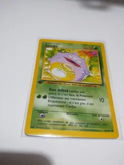 Mint/Nm Pokemon Card - French 1st Edition Smogo Koffing (51/102) Base Set - Image 1