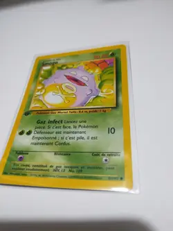 Mint/Nm Pokemon Card - French 1st Edition Smogo Koffing (51/102) Base Set - Image 2