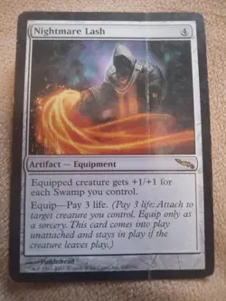 Nightmare Lash Mirrodin Regular Magic The Gathering Card - Image 1