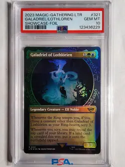 Magic Galadriel of Lothlorien (Showcase) R0321 the Lord of the Rings Foil PSA 10 - Image 1