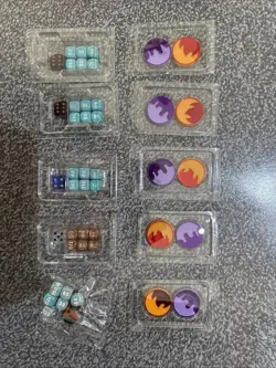 Pokemon Damage Counter Dice Markers Lot - Image 1