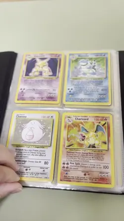 COMPLETE SET - Pokemon TCG 1999 Base Set 102/102 Original WOTC Binder Charizard - Image 2