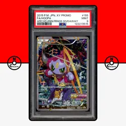 Pokemon PSA 9 Hoopa 155/XY-P Rayquaza Lugia Pikachu Latios XY Promo Japanese - Image 1
