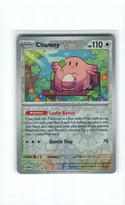 CHANSEY 113 REVERSE HOLO SCARLET & VIOLET 151 POKEMON CARD MINT 2023 - Image 1