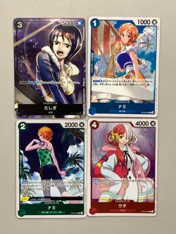 One Piece Female Characters Cards Bundle of 25 Japanese - Image 2