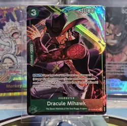 Dracule Mihawk (Illustration Box Vol.4)ST12-003 One Piece Promo Card Foil SEALED - Image 1