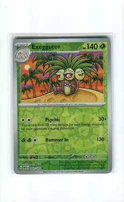 EXEGGUTOR 103 REVERSE HOLO SCARLET & VIOLET 151 POKEMON CARD MINT 2023 - Image 1