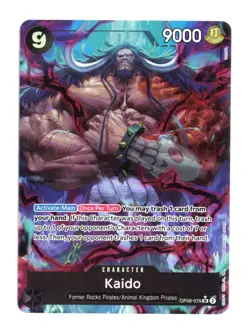 Kaido Parallel OP08-079 SR * One Piece Two Legends Card - Image 1