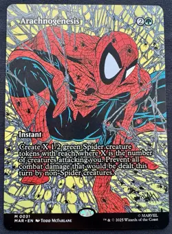 Arachnogenesis (Borderless) M 0031 Marvel Universe Eternal-Legal Regular MTG - Image 1