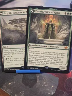 Titania, Voice of Gaea & Argoth, Sanctum of Nature The Brothers' War Regular - Image 1
