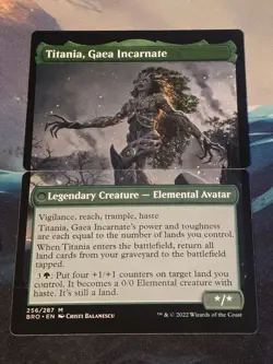 Titania, Voice of Gaea & Argoth, Sanctum of Nature The Brothers' War Regular - Image 2