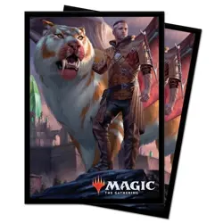 Ultra Pro 100 Magic Standard Deck Protector Ikoria v1 Lukka 18302 MTG Sleeves - Image 1