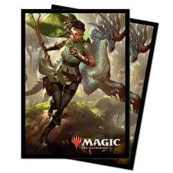 Ultra Pro 100 Magic Standard Deck Protector Ikoria v2 Vivien 18303 MTG Sleeves - Image 1