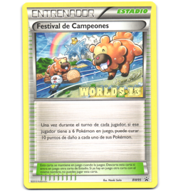 Pokemon 2013 Near Mint NM Champions Festival Spanish World Championships BW95 - Image 1