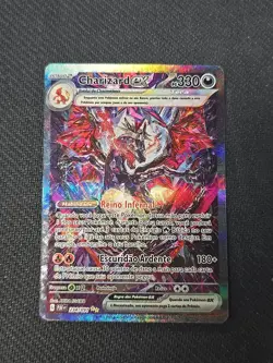 Pokemon Charizard EX Paldean Fates 234/091 Secret Illustration Rare Portuguese - Image 1