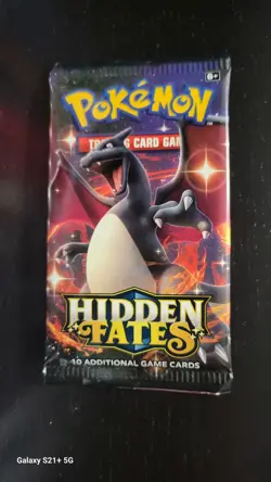 Pokemon TCG Sun & Moon- Hidden Fates CHARIZARD ART Booster Pack Factory Sealed - Image 1