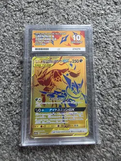 Japanese Pokemon Tag Team GX All Stars Greninja & Zoroark GX 223/173 - ACE 10 - Image 1