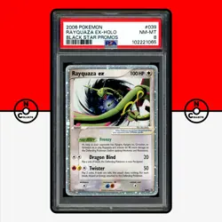 Pokemon PSA 8 Rayquaza ex Holo 039 Black Star Promo 2006 - Image 1