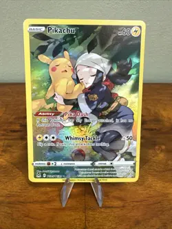 Pokemon TCG Pikachu TG05/TG30 Lost Origin Trainer Gallery Holo Near Mint - Image 1