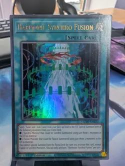 YuGiOh! Harmonic Synchro Fusion MZMI-EN035 Ultra Rare 1st Ed - Image 1