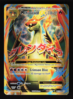 M Charizard EX 101/108 XY Evolutions Full Art Pokemon Card - Image 1