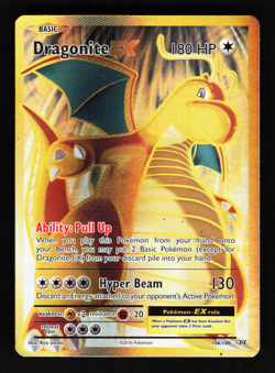 Dragonite EX 106/108 XY Evolutions Full Art Pokemon Card - Image 1