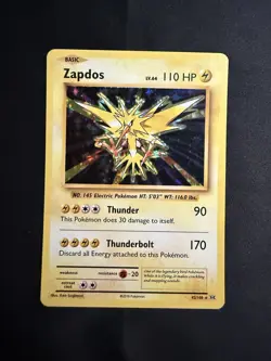 Pokemon TCG Zapdos Holo Rare Card 42/108 Evolutions XY - Image 1