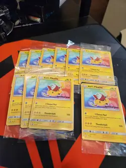 SEALED Ash’s Pikachu TCG SM108 2017 Promo Card Pokemon "I Choose You" 1 Card - Image 2