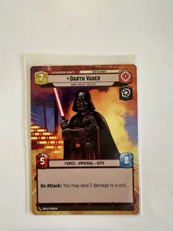 Star Wars Unlimited Darth Vader Event Exclusive stamped Promo Cards - Image 2
