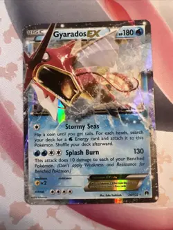 Pokemon TCG XY Breakpoint Gyarados EX Ultra Rare Holo Card 26/122 - Image 1