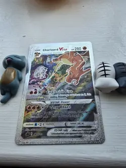 Pokemon TCG - Charizard VSTAR Alt Art Ultra Rare - Silver Textured Metal Card - Image 1