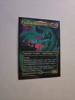 Teval, the Balanced Scale (Borderless) Commander: Tarkir: Dragonstorm Regular - Image 1