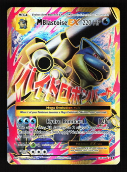 M Blastoise EX 102/108 XY Evolutions Full Art Pokemon Card - Image 1