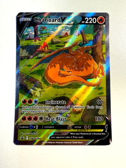 Pokemon TCG Charizard V Sword & Shield Swsh260 Holo Promo - Image 1