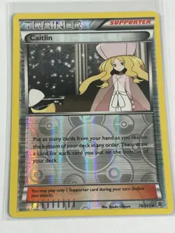Caitlin - 78/101 - Uncommon - Reverse Holo NM, English Pokemon Plasma Blast - Image 1