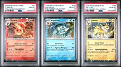 PSA 10 Flareon 167, Vaporeon 168, Jolteon 169 SVP PROMO Prismatic Poster Pokemon - Image 1