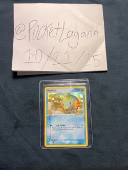 Mudkip 56/106 Reverse Holo Stamped Pokemon TCG Light Played Condition - Image 3