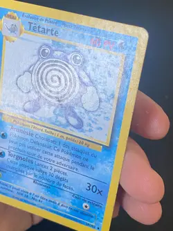 CARTE POKEMON TETARTE 38/102 FR PEU COMMUNE SET DE BASE - BE - Image 3