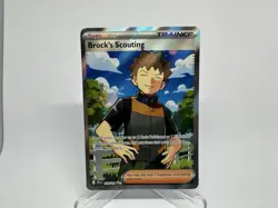 Brock’s Scouting 179/159 Journey Together Full Art Ultra Rare Pokemon TCG ✅NM/M✅ - Image 1