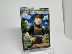 Brock’s Scouting 179/159 Journey Together Full Art Ultra Rare Pokemon TCG ✅NM/M✅ - Image 2
