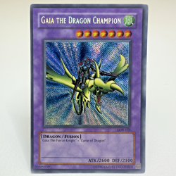 Yugioh Gaia the Dragon Champion LOB-125 Secret Rare REVERSE FOIL MISPRINT - NM💎 - Image 1