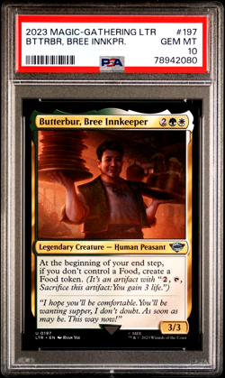 MTG Magic the Gathering LOTR Lord of Rings Butterbur Bree Innkeeper PSA 10 POP 2 - Image 1