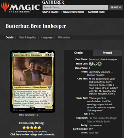 MTG Magic the Gathering LOTR Lord of Rings Butterbur Bree Innkeeper PSA 10 POP 2 - Image 4