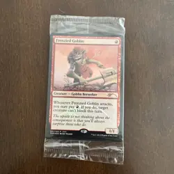 Sealed Promo Pack MTG FOIL Frenzied Goblin (FNM) - Promo - Image 1