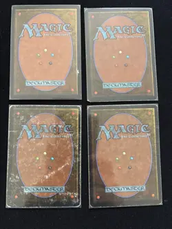 Magic The Gathering mtg English EDH Mtg Revised Lightning Bolt x4 4x 4 Playset - Image 2