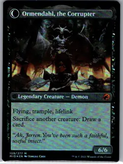 #109 Jerren, Corrupted Bishop Innistrad: Midnight Hunt Mythic FOIL - Image 2