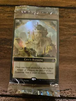 MTG Magic The Gathering Foil City's Blessing FNM Sealed Promo Pack Of 4 - Image 1
